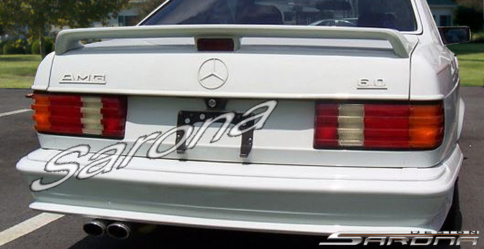 Custom Mercedes S Class  Sedan Trunk Wing (1986 - 1991) - $399.00 (Part #MB-090-TW)